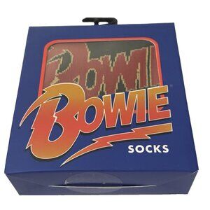 David Bowie Socks 1 Pair One Size Fits Most Music Giftable Box Rock Star Fan NEW